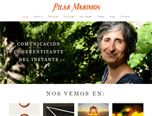 Tablet Screenshot of pilarmarimon.com